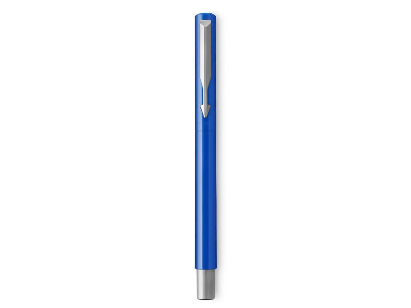 Parker Vector Füller | Schwarz | Füllfederhalter mit mittlerer Feder | Blau Tinte