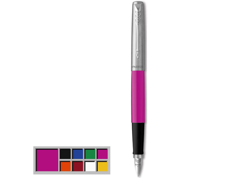Parker Jotter Originals Füller | Klassisches Magenta | Füller Mittlere Spitze | blaue Tinte