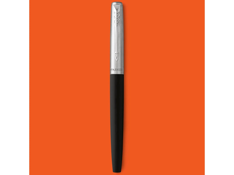 Parker Jotter Originals Füller | Klassisches Schwarz | Füllfederhalter mit mittlerer Feder | blaue Tinte
