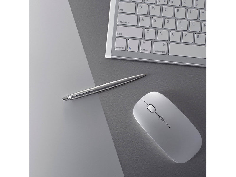 Parker Jotter Duo-Geschenkset mit Kugelschreiber und Druckbleistift (0,5 mm) | Edelstahl mit Chromzierteilen | Nachfüllmine mit