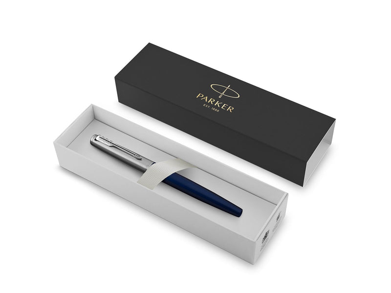 Parker Jotter Füller | Royal Blue | Füllfederhalter mit mittlerer Feder | blaue Tinte | Geschenkbox