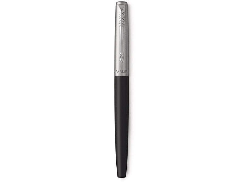 Parker Jotter Füller | Bond Street Black | Füllfederhalter mit mittlerer Feder | blaue Tinte | Geschenkbox