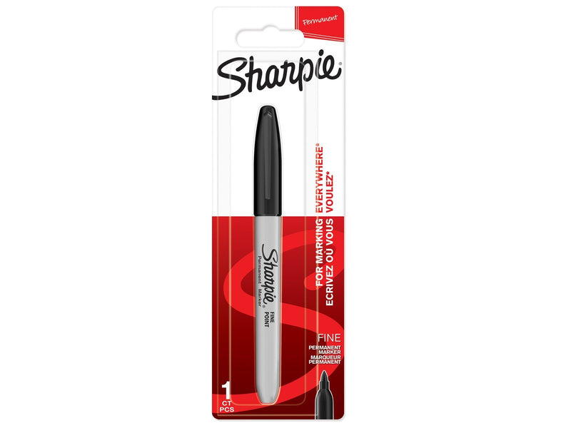 Sharpie Permanent Marker | Marker Stifte mit feiner Spitze | schwarz | 1 Stück