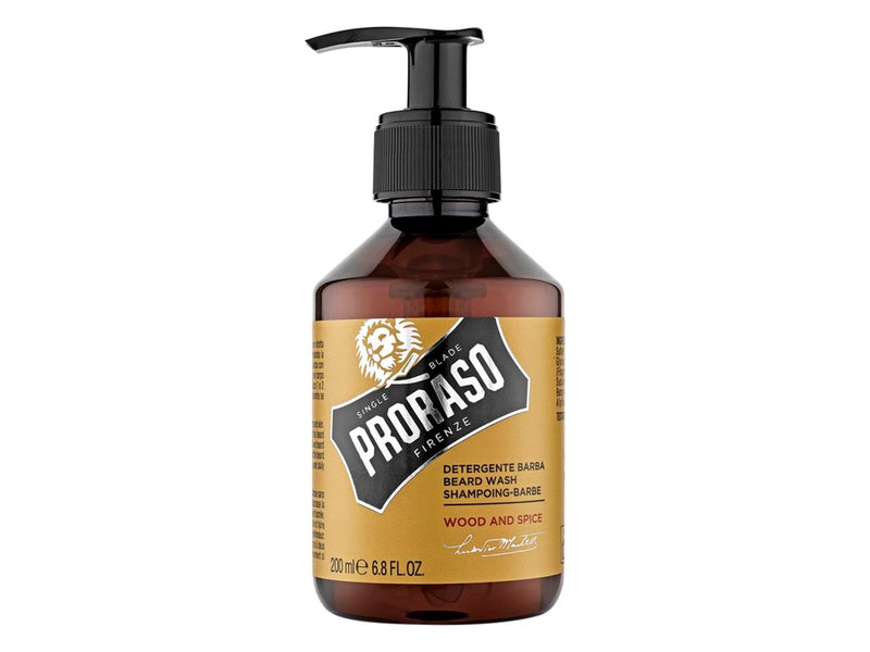 PRORASO Beard shampoo Wood & Spice - 200 ml.