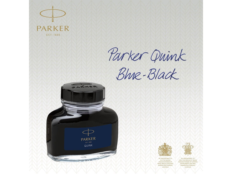 Parker Quink Füllertinte im Tintenfass | blauschwarz | 57 ml