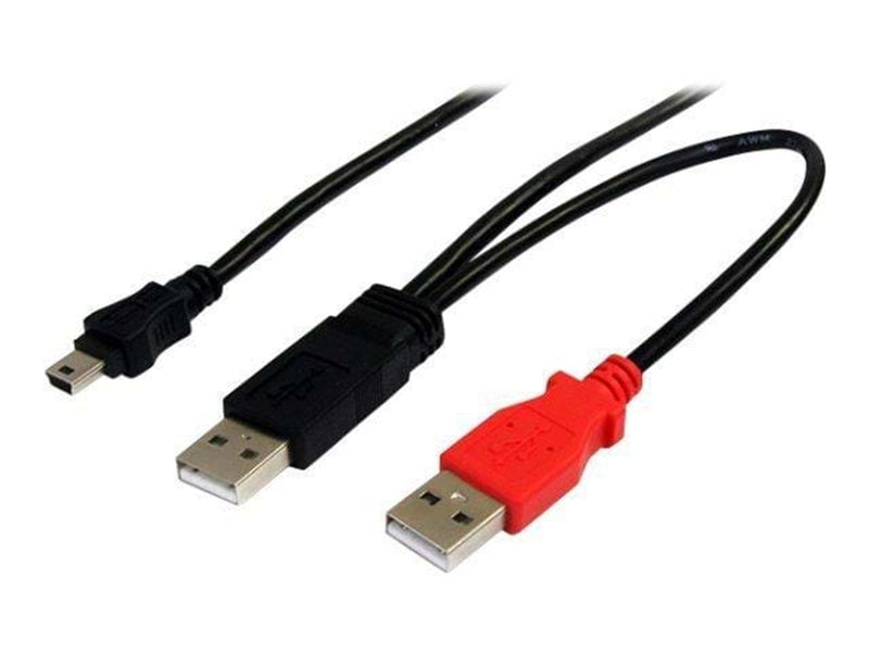 StarTech.com USB Y Kabel für External hart Drive - USB A zu mini B - USB-kabel