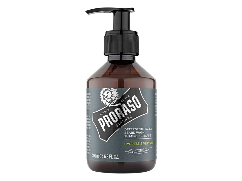 PRORASO Beard shampoo Cypress & Vetiver - 200 ml.