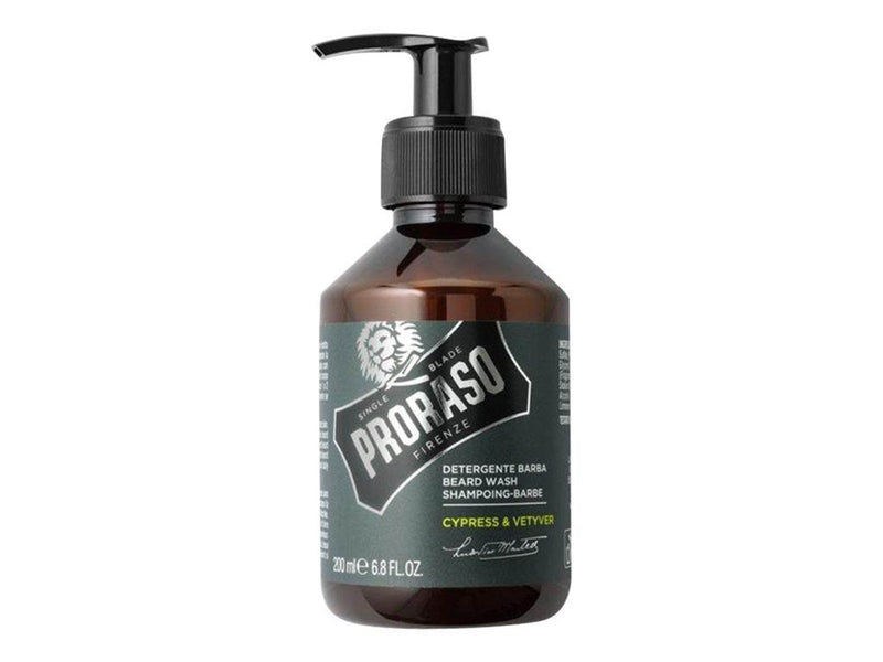 PRORASO Beard shampoo Cypress & Vetiver - 200 ml.