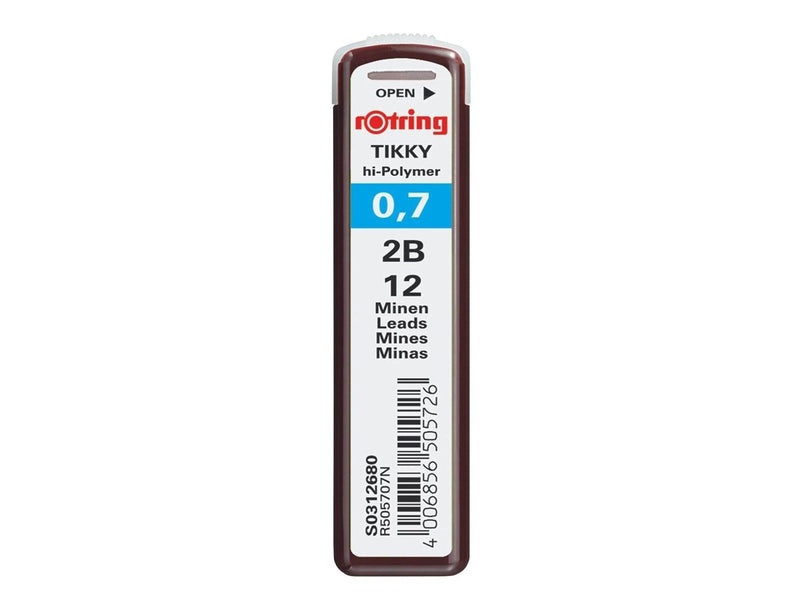 Rotring rOtring Nachfüllminen | 0,7 mm | 2B | 12 Minen