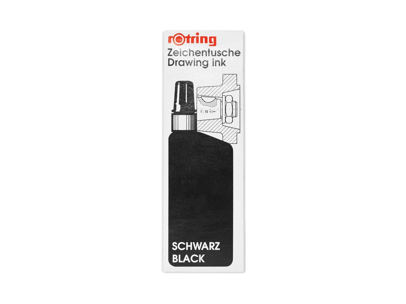 Rotring rOtring Isograph Flüssigtusche in der Flasche, 23 ml, Schwarz (194660)