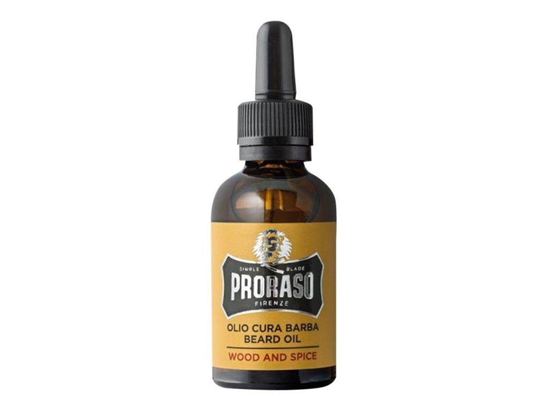 PRORASO Beard oil Wood & Spice - 30 ml.