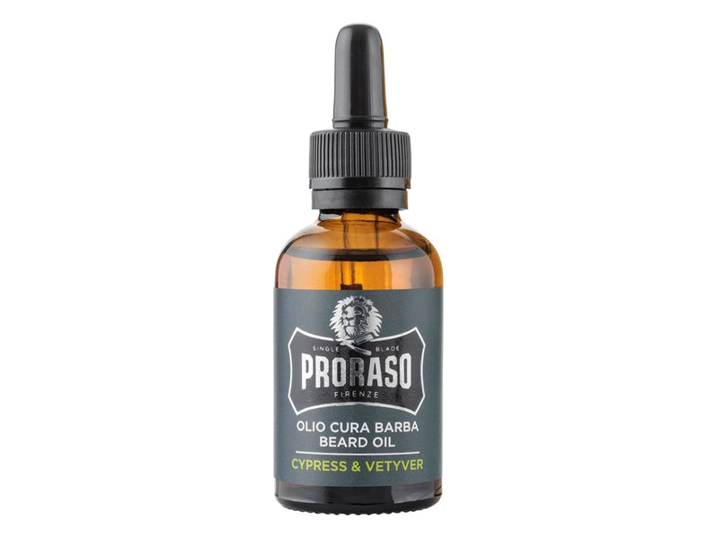PRORASO Beard Oil Cypress & Vetiver - 30 ml.