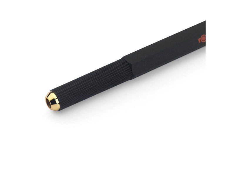 Rotring rOtring 800 Kugelschreiber | mittlere Spitze | Schwarze Tinte | Schwarze Schaft | nachfüllbar