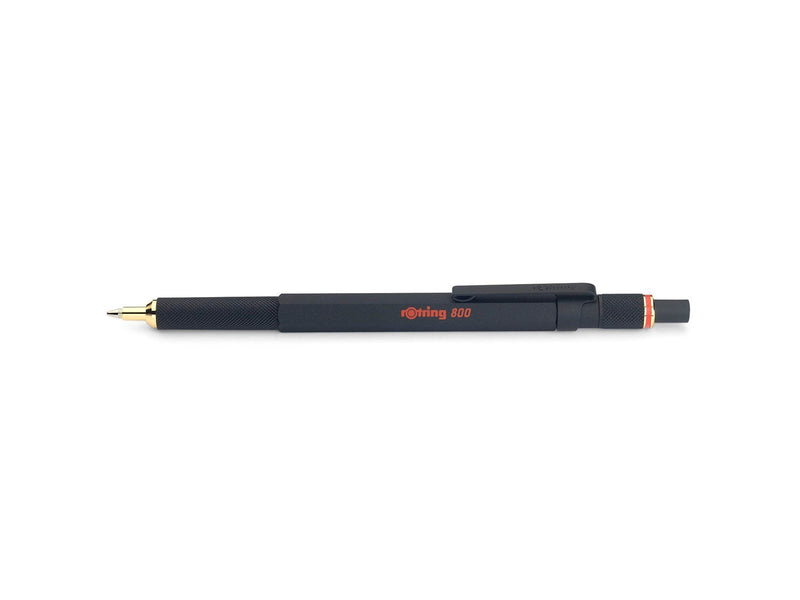 Rotring rOtring 800 Kugelschreiber | mittlere Spitze | Schwarze Tinte | Schwarze Schaft | nachfüllbar