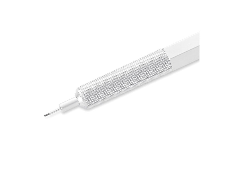 Rotring rOtring 600 Druckbleistift | 0,5 mm | Silber | Ergonomisches Vollmetallgehäuse