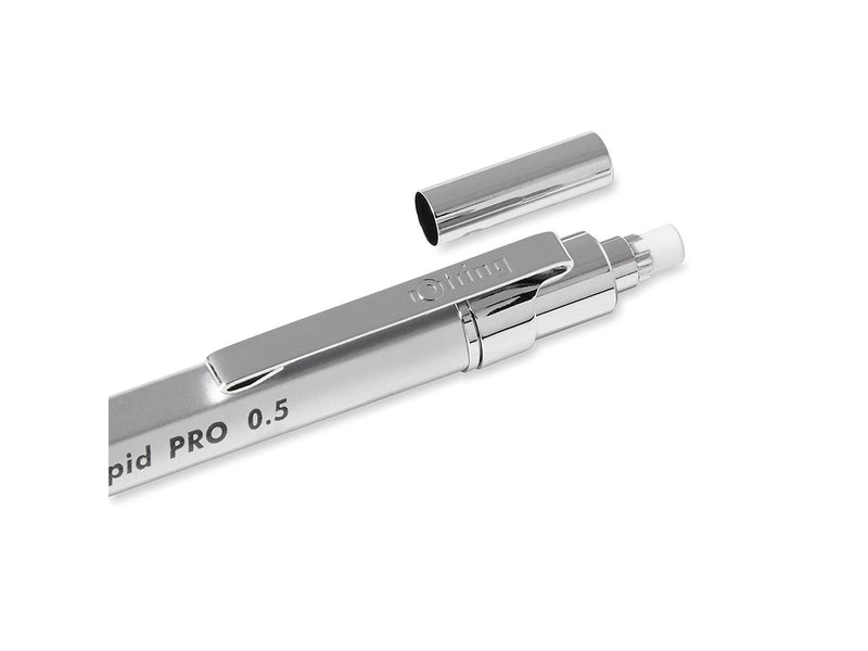 Rotring rOtring Rapid PRO Druckbleistift | 0,5 mm | Silberfarbener Schaft