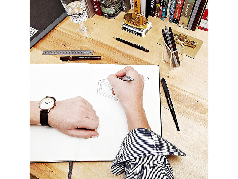 Rotring rOtring Rapid PRO Druckbleistift | 0,5 mm | Silberfarbener Schaft