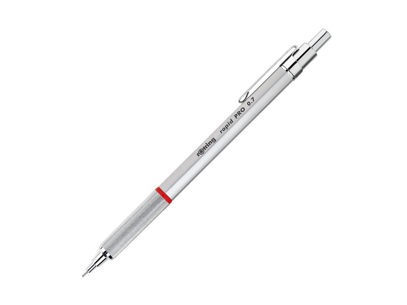 Rotring rOtring Rapid PRO Druckbleistift | 0,7 mm | Silberfarbener Schaft
