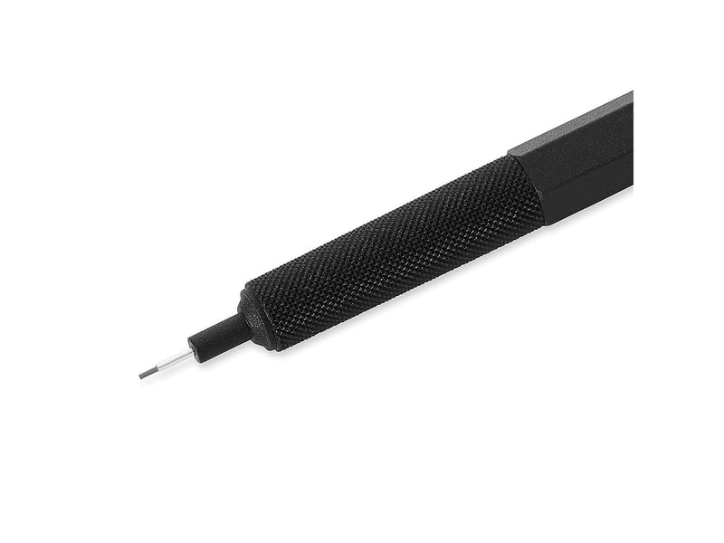 Rotring rOtring 600 Druckbleistift | 0,5 mm | Schwarz | Ergonomisches Vollmetallgehäuse