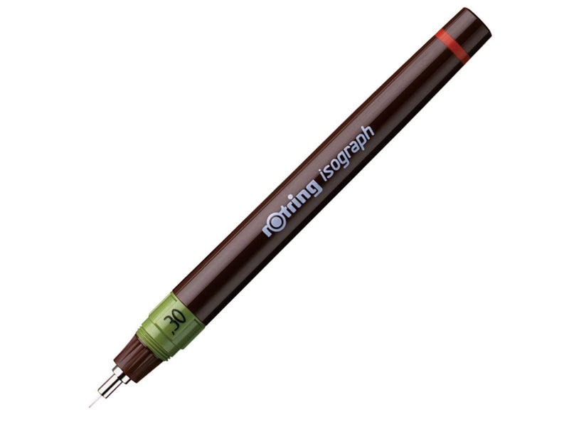 Rotring rOtring Isograph technischer Zeichenstift | 0,30 mm nachfüllbare Fineliner