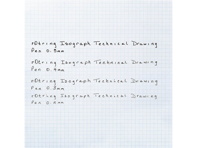 Rotring rOtring Isograph technischer Zeichenstift | 0,40 mm nachfüllbare Fineliner