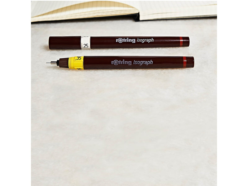 Rotring rOtring Isograph technischer Zeichenstift | 0,40 mm nachfüllbare Fineliner