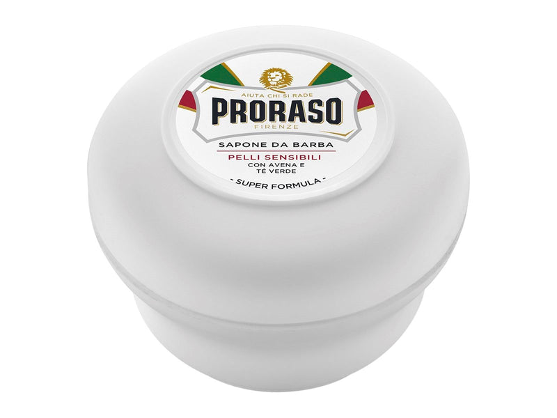 PRORASO Shaving soap - Sensitive Green Tea & Oats - 150 ml
