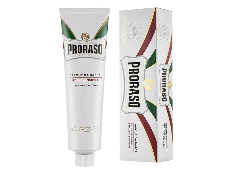 PRORASO Barbercreme - Sensitive Green Tea & Oats - 150 ml
