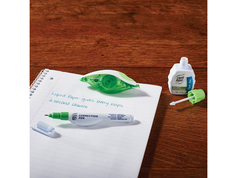 Paper Mate Liquid Paper DryLine Grip-Korrekturband | grün