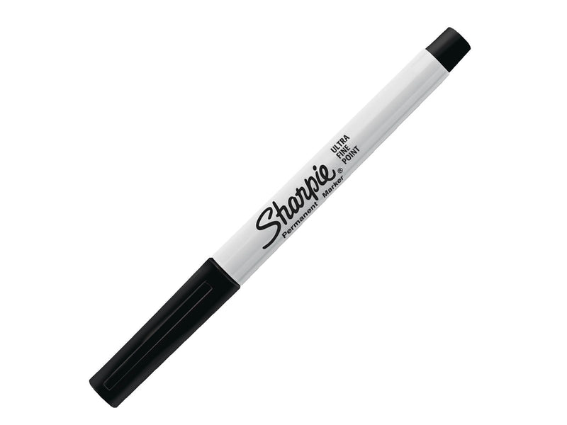 Sharpie Permanentmarker | ultradünne Spitze | schwarz | 2er-Packung