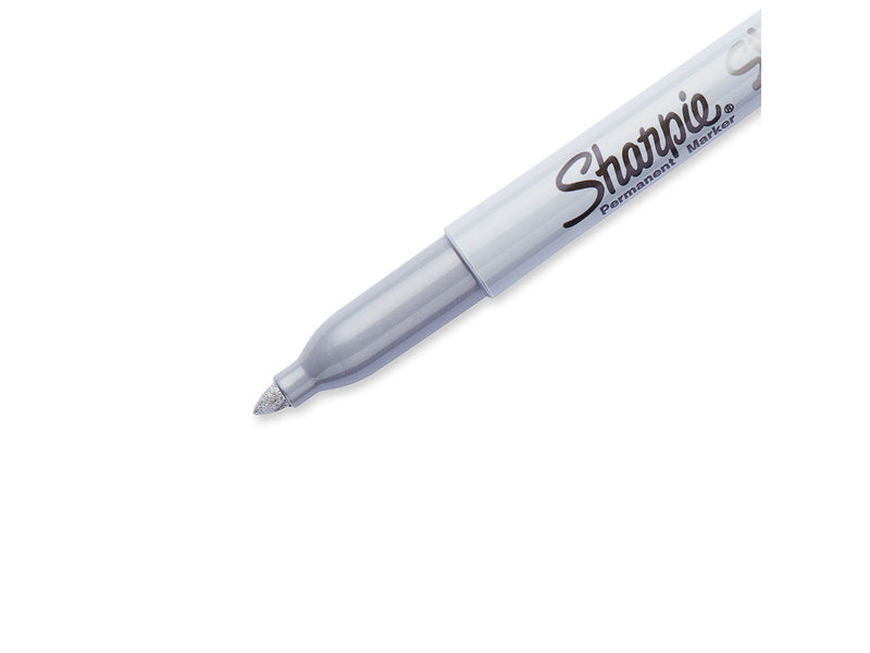 Sharpie Metallic-Permanentmarker | Feine Spitze | Silber | 1 Stück