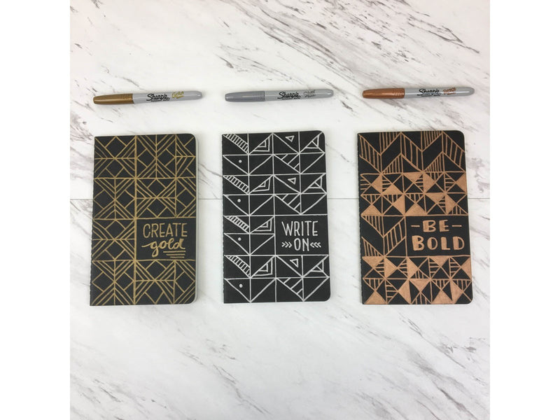 Sharpie Metallic-Permanentmarker | Gold | Silber & Bronze (neu) | 3 Stück