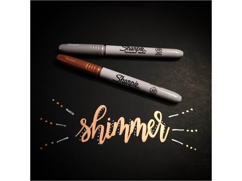 Sharpie Metallic-Permanentmarker | Gold | Silber & Bronze (neu) | 3 Stück
