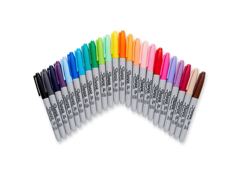Sharpie Permanent Marker | Marker Stifte mit feiner Spitze | gemischte Farben | 24 Stück Market Set