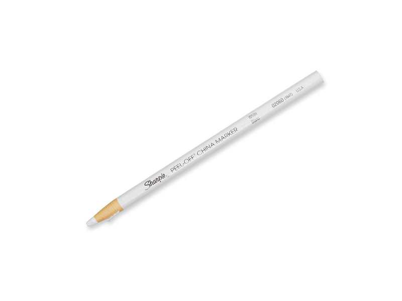 Sharpie China-Wachsmarkerstifte (selbstspitzend) | weiß | 12 Stück
