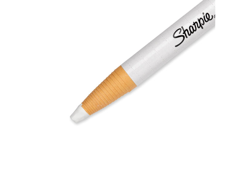 Sharpie China-Wachsmarkerstifte (selbstspitzend) | weiß | 12 Stück