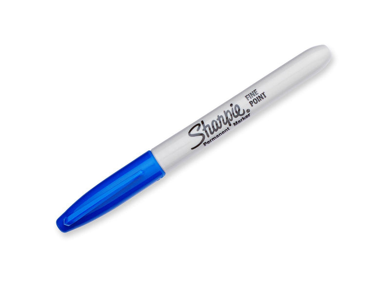 Sharpie Permanent Marker | Marker Stifte mit feiner Spitze | Blau | 12 Stück Market Set