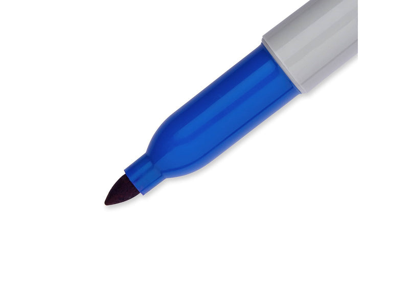 Sharpie Permanent Marker | Marker Stifte mit feiner Spitze | Blau | 12 Stück Market Set