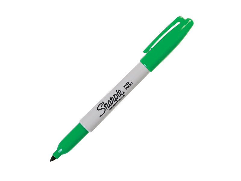 Sharpie Permanent Marker | Marker Stifte mit feiner Spitze | Grün | 12 Stück Market Set