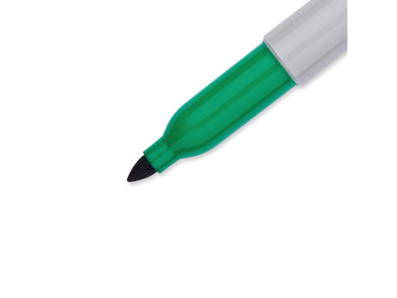 Sharpie Permanent Marker | Marker Stifte mit feiner Spitze | Grün | 12 Stück Market Set