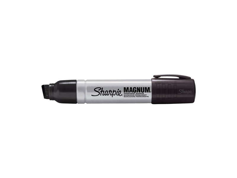Sharpie Pro Magnum Permanentmarker, Keilspitze 9,8/14,8mm, schwarz, 12 Stück