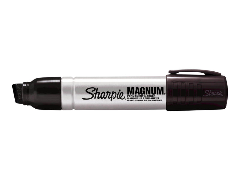 Sharpie Pro Magnum Permanentmarker, Keilspitze 9,8/14,8mm, schwarz, 12 Stück