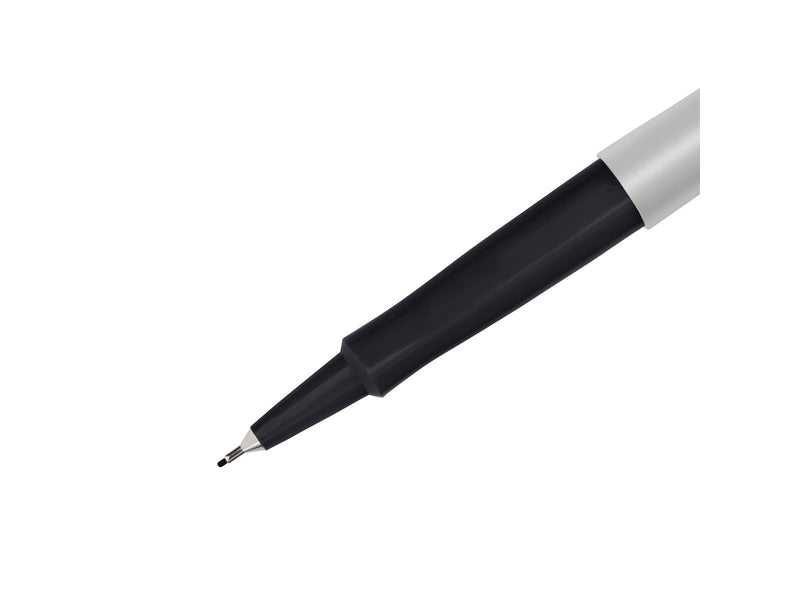 Paper Mate Flair Filzstifte | extrafeiner Spitze  (0,4 mm) | Schwarz | 2 Stück