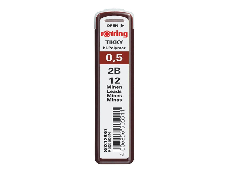Rotring rOtring Nachfüllminen | 0,5 mm | 2B | 12 Minen
