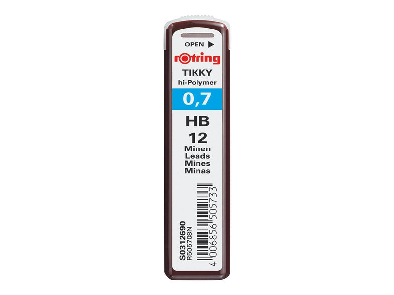 Rotring rOtring Nachfüllminen | 0,7 mm | HB | 12 Minen