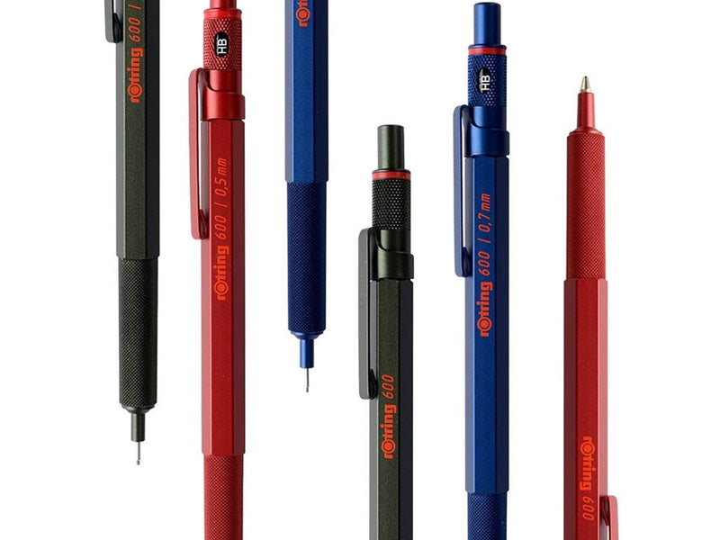 Rotring rOtring 6 Kugelschreiber | mittlere Spitze | Schwarze Tinte | Grüner Schaft | nachfüllbar