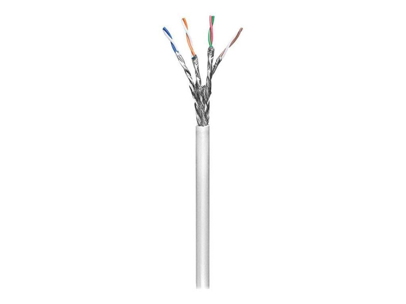 Pro CAT 6 network cable S/FTP (PiMF) grey 100 m - C - Grau - 100 meter