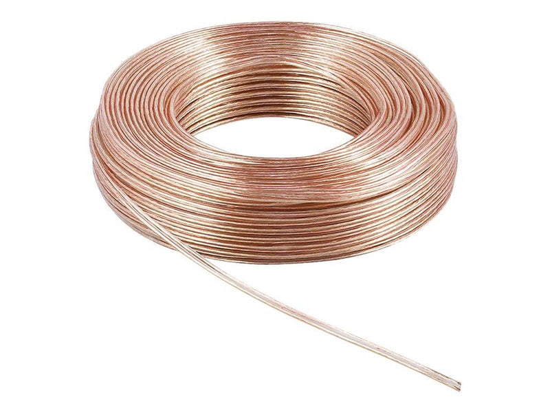Pro Speaker cable transparent CCA 50 m - 50 m cable