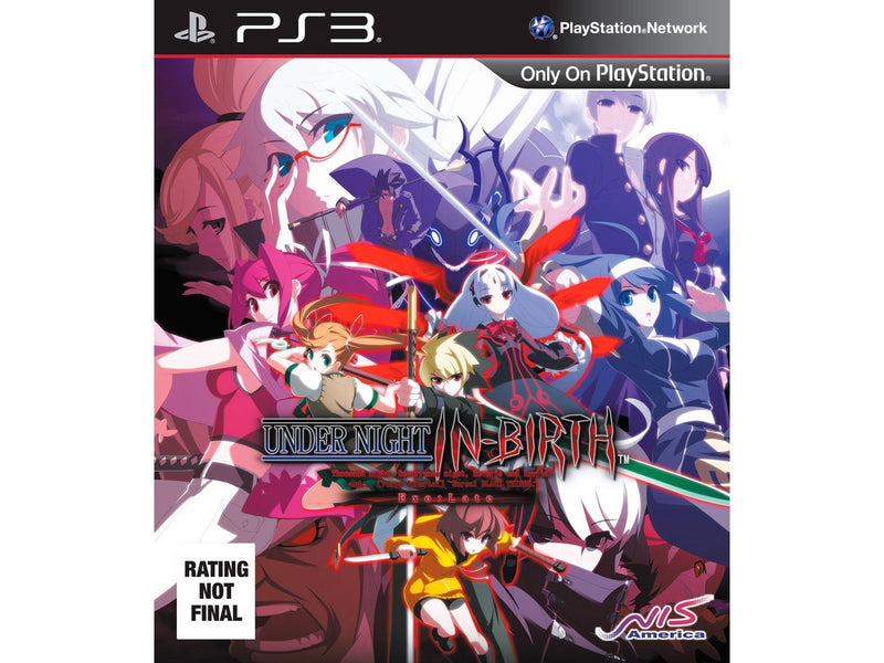 Under Night In-Birth Exe:Late - Sony PlayStation 3 - Fighting - PEGI 16