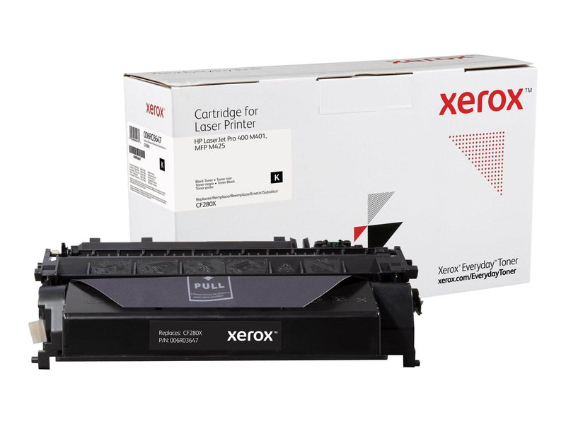 Xerox 006R03647 / Alternative to HP 80X / CF280X / Black Toner - High Yield - Tonerpatrone Schwarz